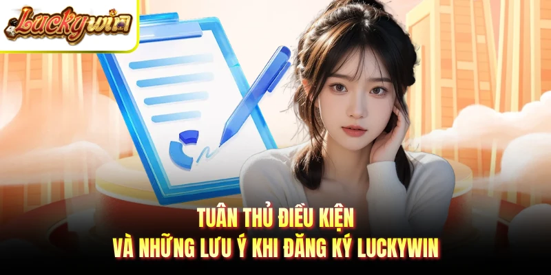 Tuân thủ điều kiện và những lưu ý khi đăng ký Luckywin
